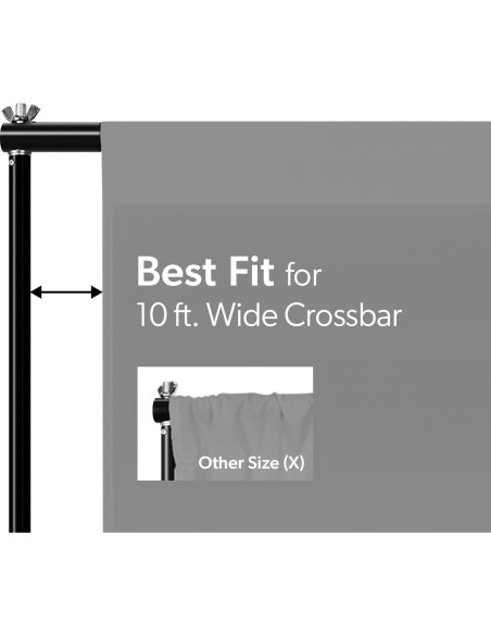 Pantalla de Fondo Gris LimoStudio 2.74x4.57m Sintética Premium