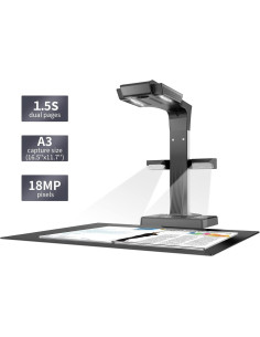 Escáner de Documentos A3 CZUR ET18 Pro, 18MP, OCR 186 Idiomas 2