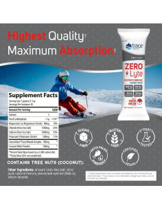 Trace Minerals ZeroLyte - Bebida en Polvo Electrolitos Sandía Salada - 30 Porciones 2