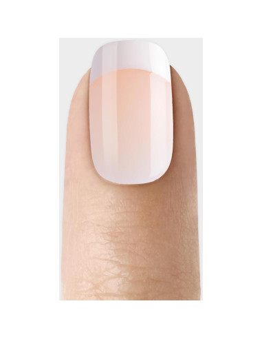 Kiss Uñas Falsas Manicura Francesa Real Short 28 Uñas