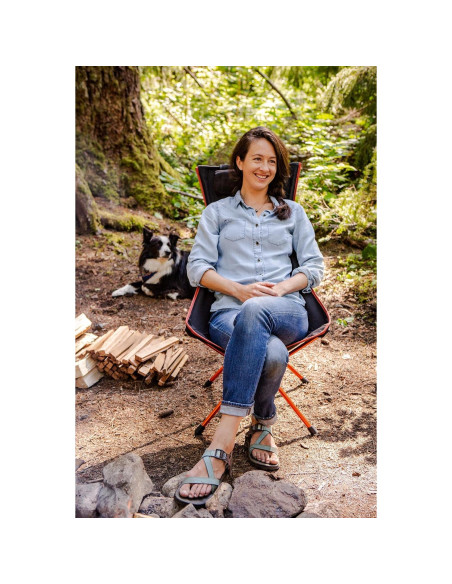 Silla de Campamento Ultraligera Cascade Mountain Tech Negra Silla de Campamento Ultraligera Cascade Mountain Tech Negra