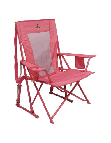 Silla de Camping GCI Outdoor Comfort Pro Rocker Plegable Rosa