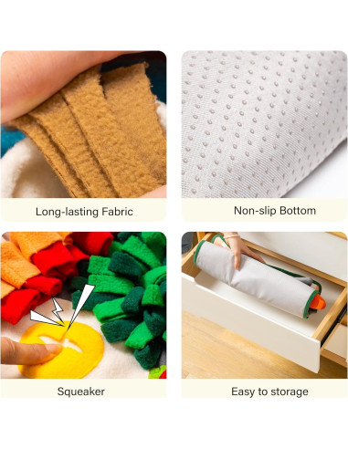 Alfombra Snuffle Mewoo Pequeña para Perros - Alimentación Lenta