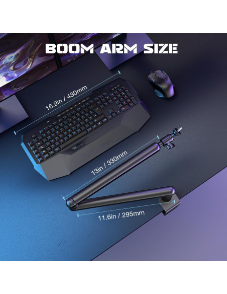 Soporte de Micrófono Ajustable FIFINE BM88 Bajo Perfil Negro Soporte de Micrófono Ajustable FIFINE BM88 Bajo Perfil Negro