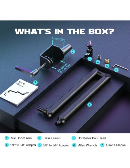 Soporte de Micrófono Ajustable FIFINE BM88 Bajo Perfil Negro Soporte de Micrófono Ajustable FIFINE BM88 Bajo Perfil Negro