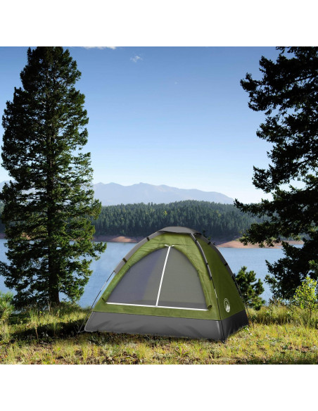 Carpa Domo para 2 Personas Wakeman con Cubierta para Lluvia