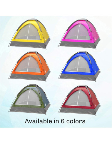 Carpa Domo para 2 Personas Wakeman con Cubierta para Lluvia