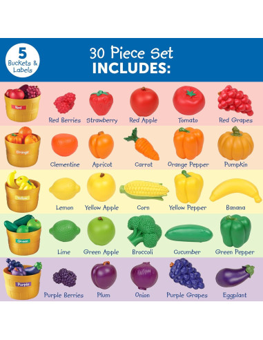 Juego de Clasificación de Colores Learning Resources 31 Piezas