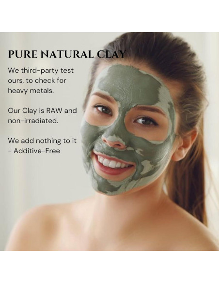 Arcilla Bentonita Sanadora Schizandu 1.36 Kg Vegana Detox