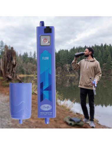 Filtro de Agua Portátil Pacific Bay - Batería Recargable 1.2L/min