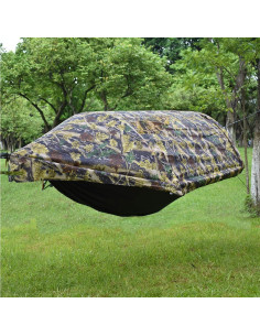 Hamaca de Camping WintMing 200kg con Red Antimosquitos y Cubierta 2