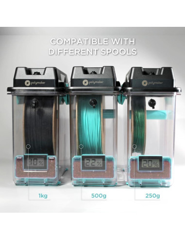 Caja de Almacenamiento PolyDryer Polymaker para Filamento 3D