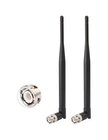 Receptor de Micrófono Inalámbrico Bingfu Antena BNC 215mm (Paquete de 2)
