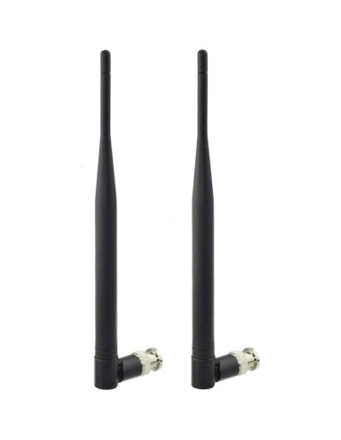 Receptor de Micrófono Inalámbrico Bingfu Antena BNC 215mm (Paquete de 2)