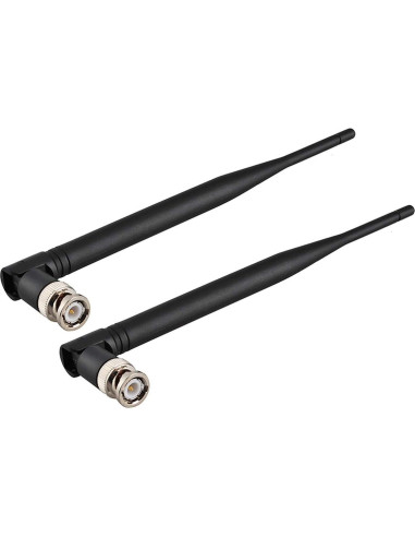 Receptor de Micrófono Inalámbrico Bingfu Antena BNC 215mm (Paquete de 2)