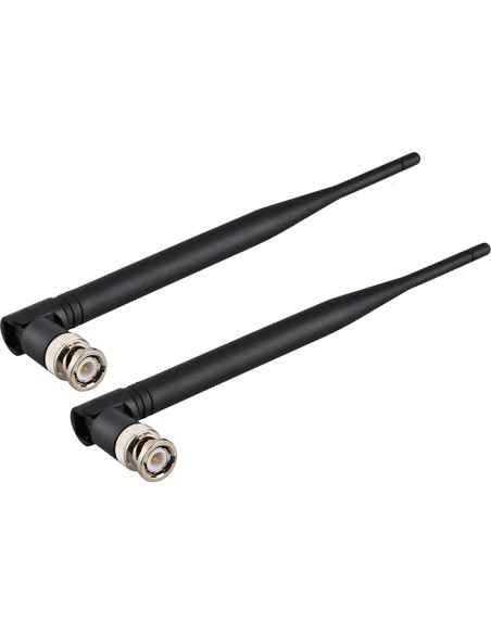 Receptor de Micrófono Inalámbrico Bingfu Antena BNC 215mm (Paquete de 2)