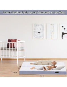 Colchón de Camping Dotpilgo Espuma Viscoelástica 160x66 cm 2