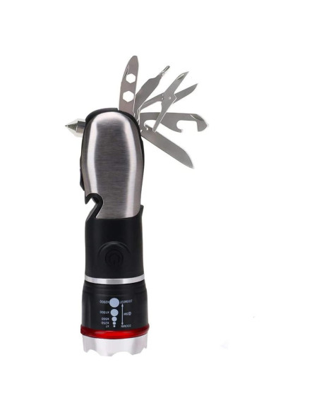 Linterna LED Multi Herramienta Ploarnovo 5 en 1 para Emergencias