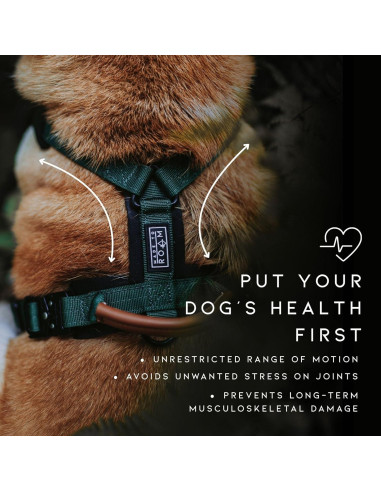 Arnés para Perros Made to Roam Y Ajustable Nylon Acolchado