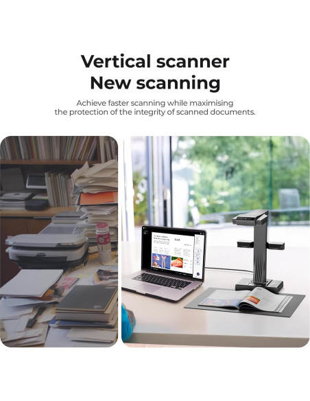 Escáner de Documentos CZUR ET16 Plus, 16MP, A3, OCR 186 Idiomas