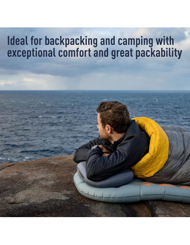 Almohada Inflable Sea to Summit Aeros Premium Regular Gris