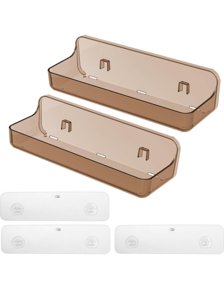 Caddy de Ducha Autoadhesivo Diesisa 2 Piezas Acrílico 6.8 kg