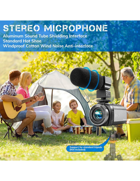 Cámara de Video FHD 1080P Kimonie 36MP 16X Zoom LCD 3" Cámara de Video FHD 1080P Kimonie 36MP 16X Zoom LCD 3"