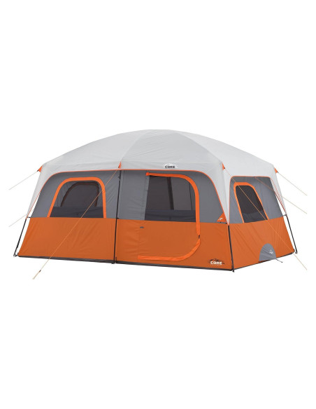 Carpa CORE para Camping Familiar 10 Personas 4.27x3.05m Naranja