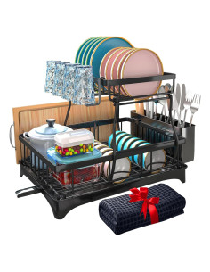 Estante para Secar Platos Godboat 2 Niveles Metal 2,49 kg