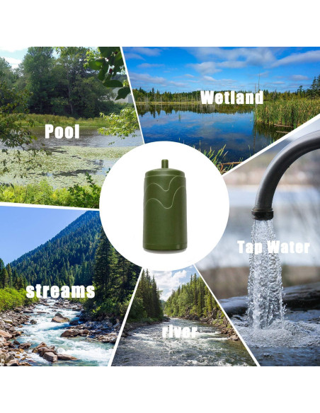 Filtro de Agua Purewell YGL-123 Portátil 4 Etapas Camping Filtro de Agua Purewell YGL-123 Portátil 4 Etapas Camping