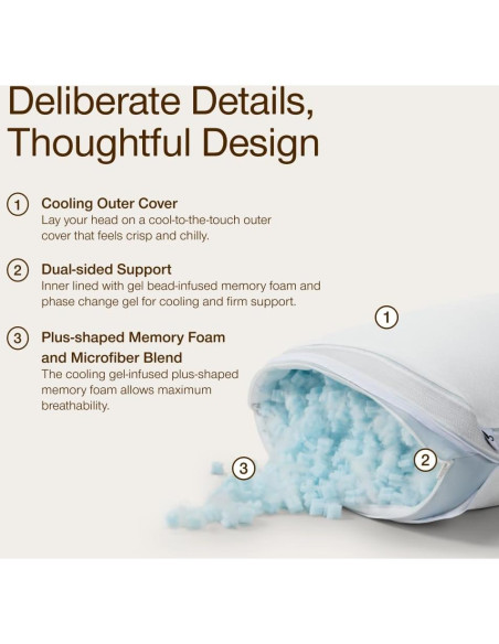 Almohada Ajustable Cool+ Coop Home Goods para Niños 33x48 cm