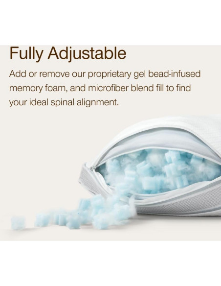 Almohada Ajustable Cool+ Coop Home Goods para Niños 33x48 cm