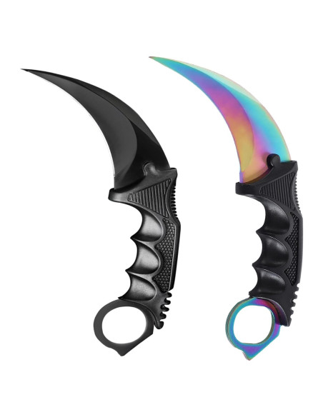 Cuchillo Karambit Milaloko de Acero Inoxidable para Camping