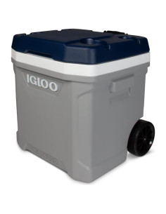 Hielera Rodante Igloo Maxcold 62 QT Gris - 56 Litros