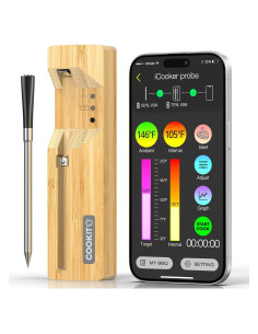 Termómetro de Carne Inalámbrico COOKIT MW2PLUS Bluetooth 700ft