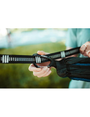 Correas de Hamaca Bear Butt Azul - 6.1m, 1000 lbs, 40 Bucles