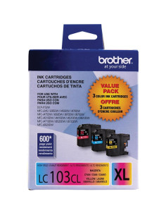 Cartuchos de Tinta Brother LC1033PKS, 3 Colores, 600 Páginas 2