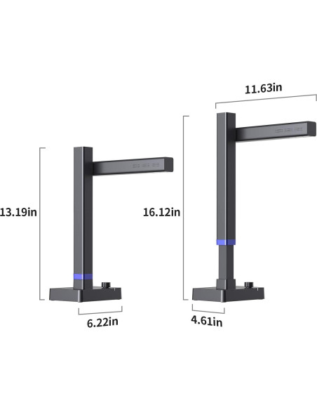 Escáner de Documentos CZUR Shine Ultra Pro 24MP A3 Ajustable