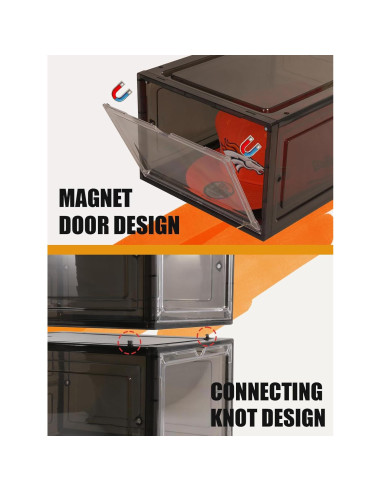 Caja Organizadora de Sombreros SCAVATA 6 Paquetes Apilables