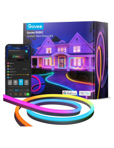 Luces de Cuerda Neón Govee 10m RGBIC IP67 para Exterior