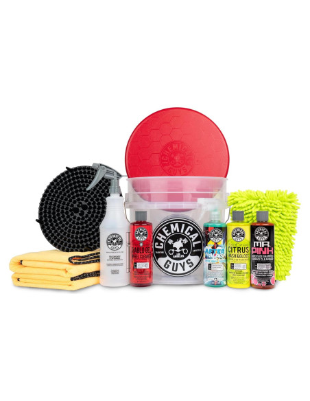 Kit de Cubo de Lavado de Autos Chemical Guys HOL121 - 11 Artículos