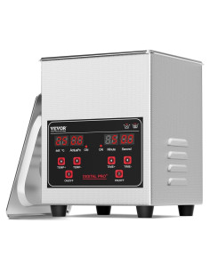 Limpiador Ultrasónico VEVOR 1.3L 60W con Temporizador y Calentador