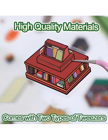 Set de Pegatinas 3D DIY MHBEW - Escenas Creativas para Niños y Adultos