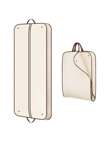 Bolsa de Ropa Plegable Misslo 60" Beige para Viaje y Almacenamiento