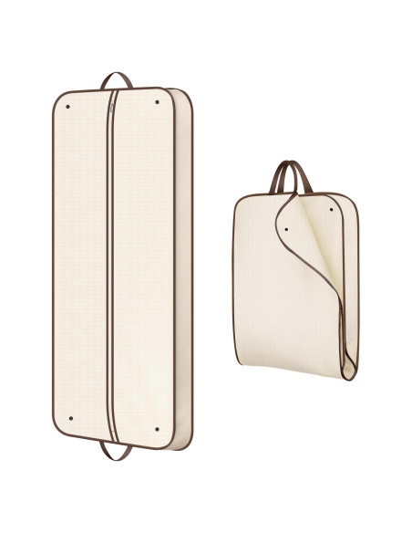 Bolsa de Ropa Plegable Misslo 60" Beige para Viaje y Almacenamiento