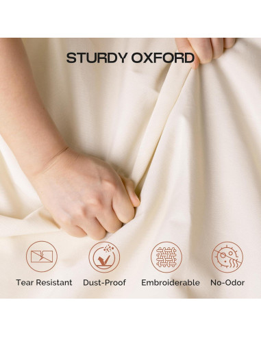 Bolsa de Ropa Plegable Misslo 60" Beige para Viaje y Almacenamiento