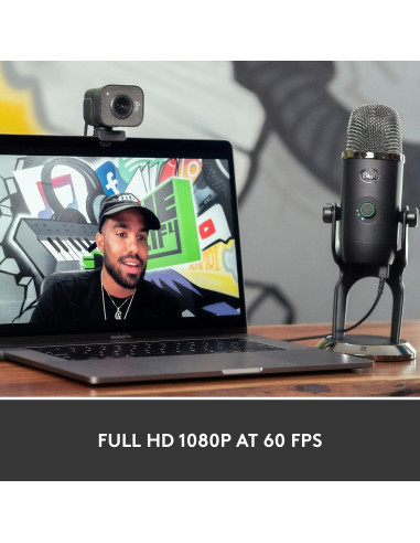 Webcam Logitech StreamCam Full HD 1080p 60 fps - Grafito