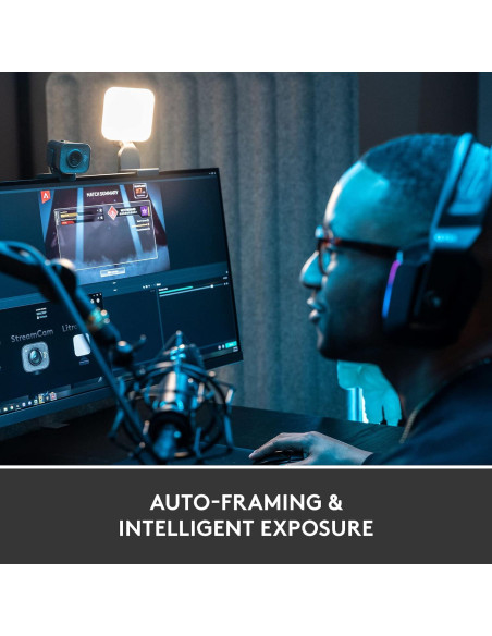 Webcam Logitech StreamCam Full HD 1080p 60 fps - Grafito