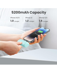 Cargador Portátil Mini 5200mAh para iPhone 20W PD - 2 Pack 2