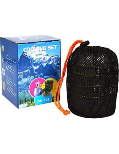 Juego de ollas y sartenes para camping JIAOLUOLI 1-2 personas